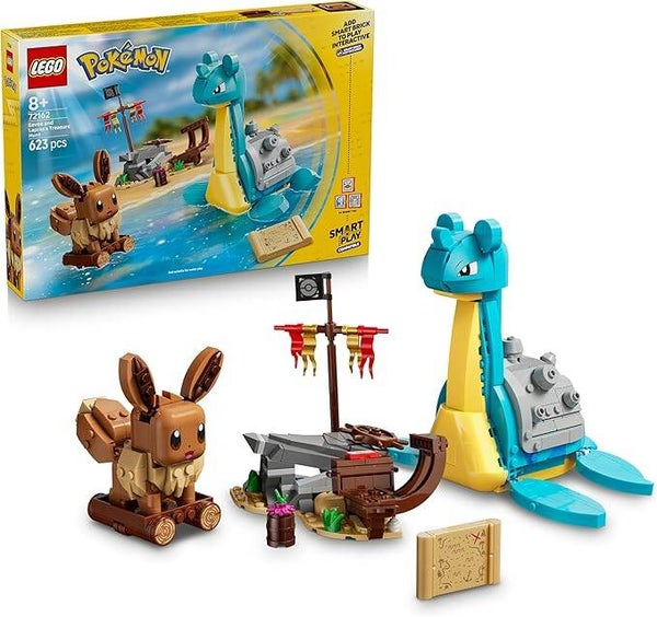 LEGO 72162 Pokémon SMART Play Evoli und Lapras auf Schatzsuche