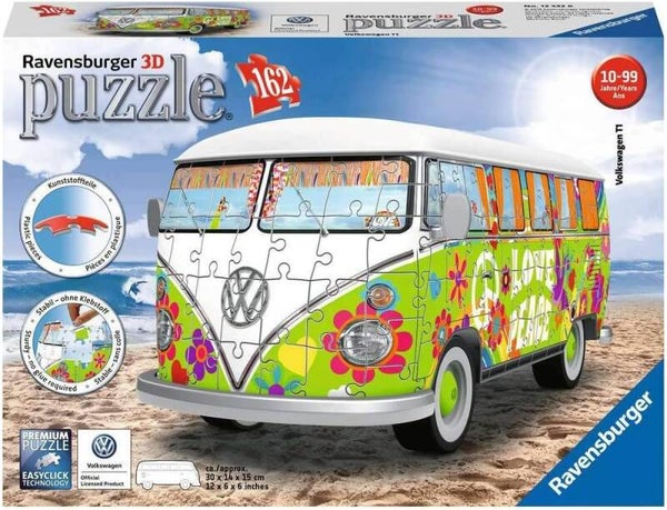 Ravensburger 3D Puzzle 12532 Volkswagen T1 Hippie Style