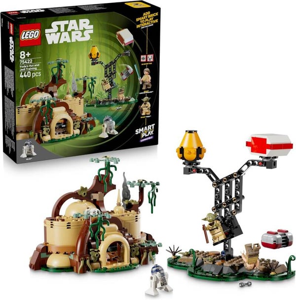 LEGO Star Wars 75422 SMART Play: Jedi-Training an Yodas Hütte