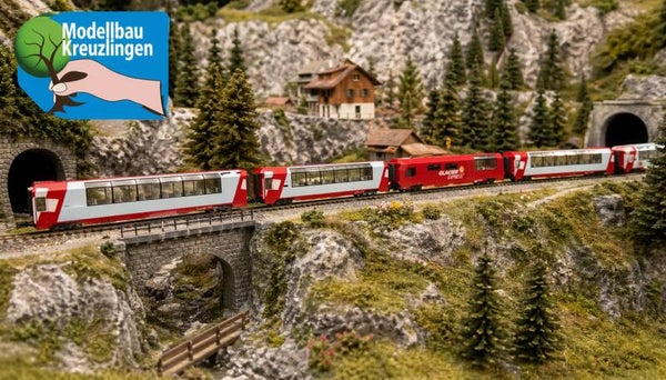 KATO N 10-2027 Glacier Express Excellence Class Ergänzungsset 4 Wagen