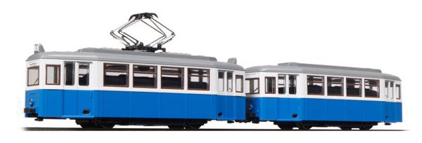 KATO N 14-806-1 Strassenbahn Düwag, blau/weiss