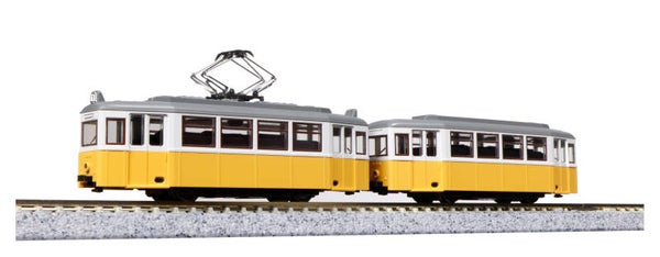 KATO N 14-806-4 Strassenbahn Düwag, gelb/weiss