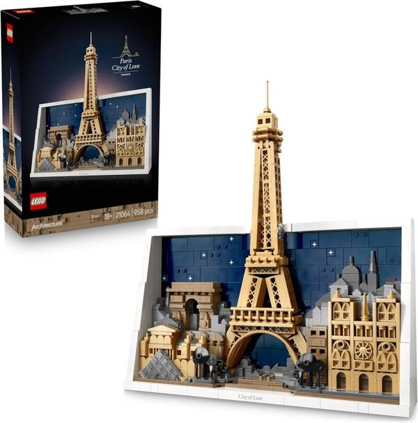 LEGO 21064 Architecture Paris – Stadt der Liebe 3D Puzzle - Wanddeko