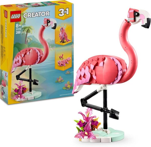 LEGO 31170 Creator 3in1 Wilde Tiere: Rosa Flamingo