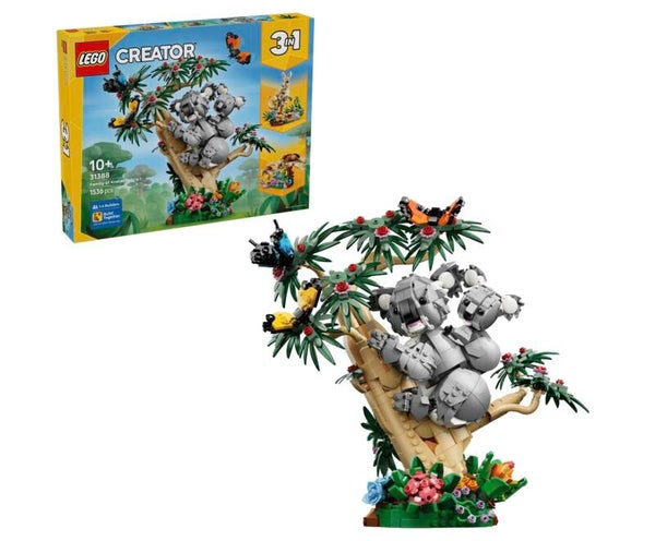 LEGO 31388 Creator 3 in 1 Wilde Tiere: Koala-Familie