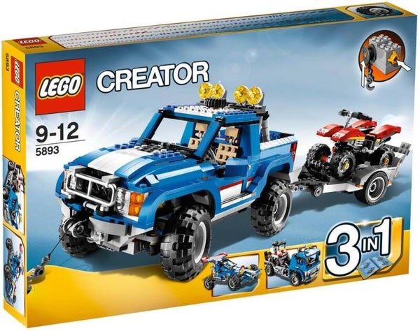 LEGO 5893 Creator 3 in 1 Geländewagen mit Quad