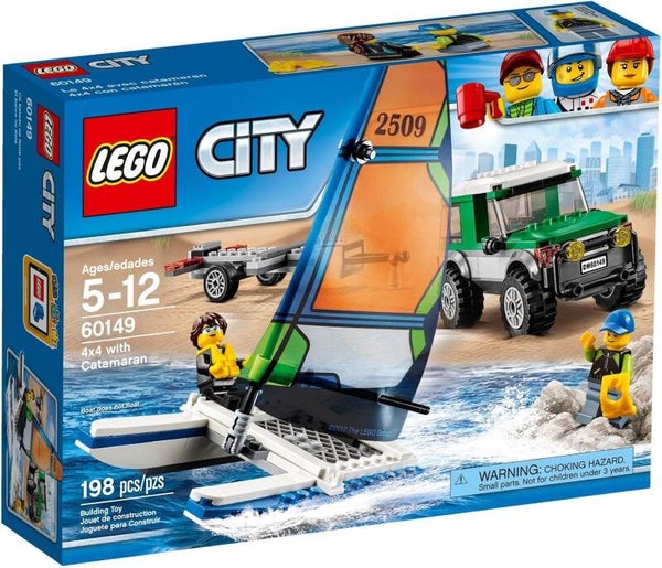 LEGO CITY 60149 Geländewagen mit Katamaran