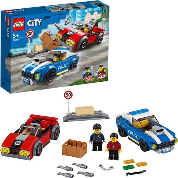 LEGO CITY 60242 City Polizei Festnahme auf der Autobahn