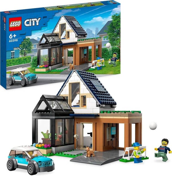 LEGO CITY 60398 Familienhaus mit Elektroauto