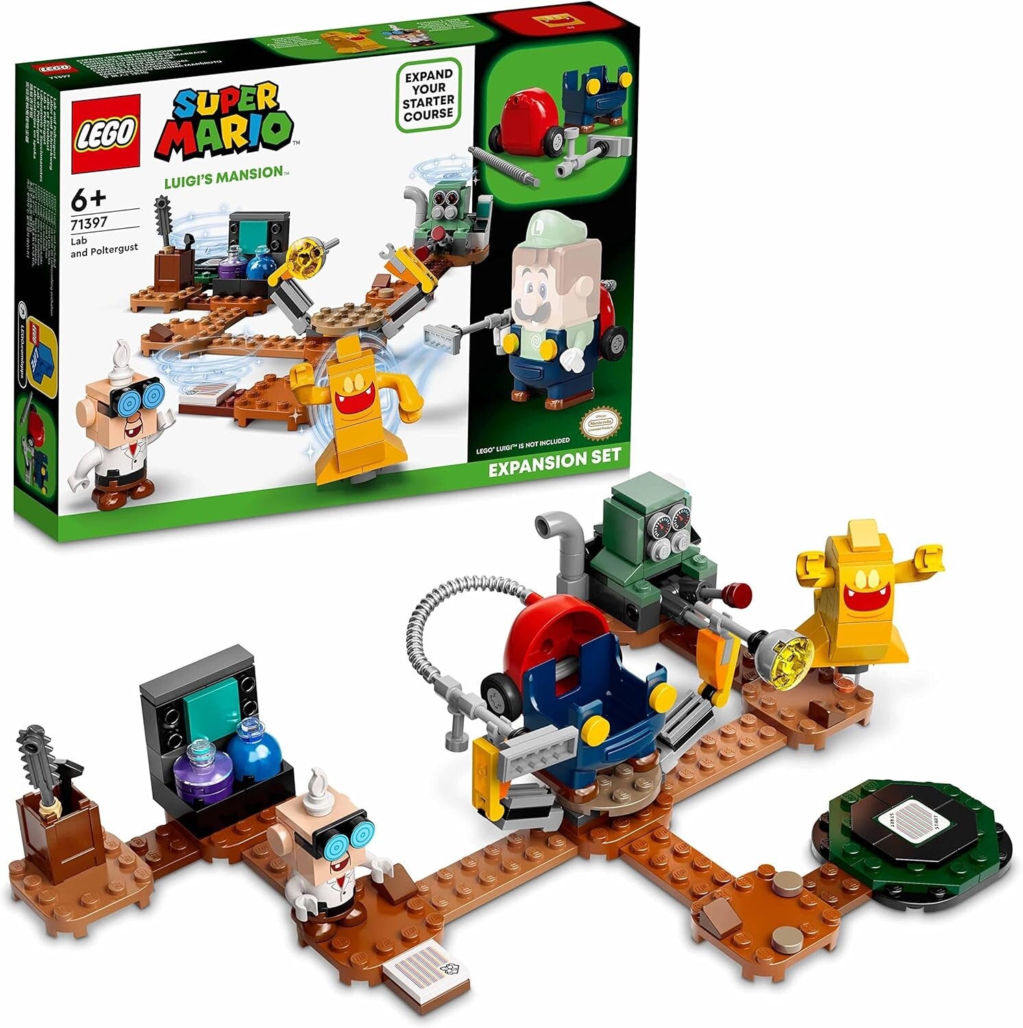 LEGO Super Mario 71397 Luigi's Mansion: Labor und Schreckweg Erweiterungsset