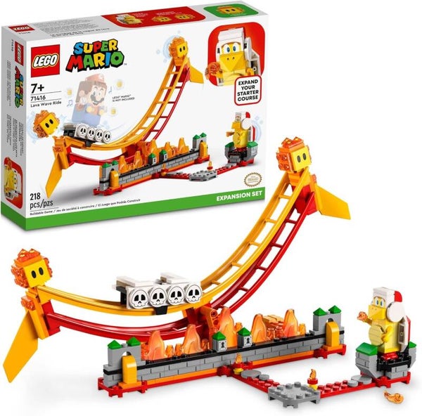 LEGO Super Mario 71416 Lavawelle-Fahrgeschäft Erweiterungsset