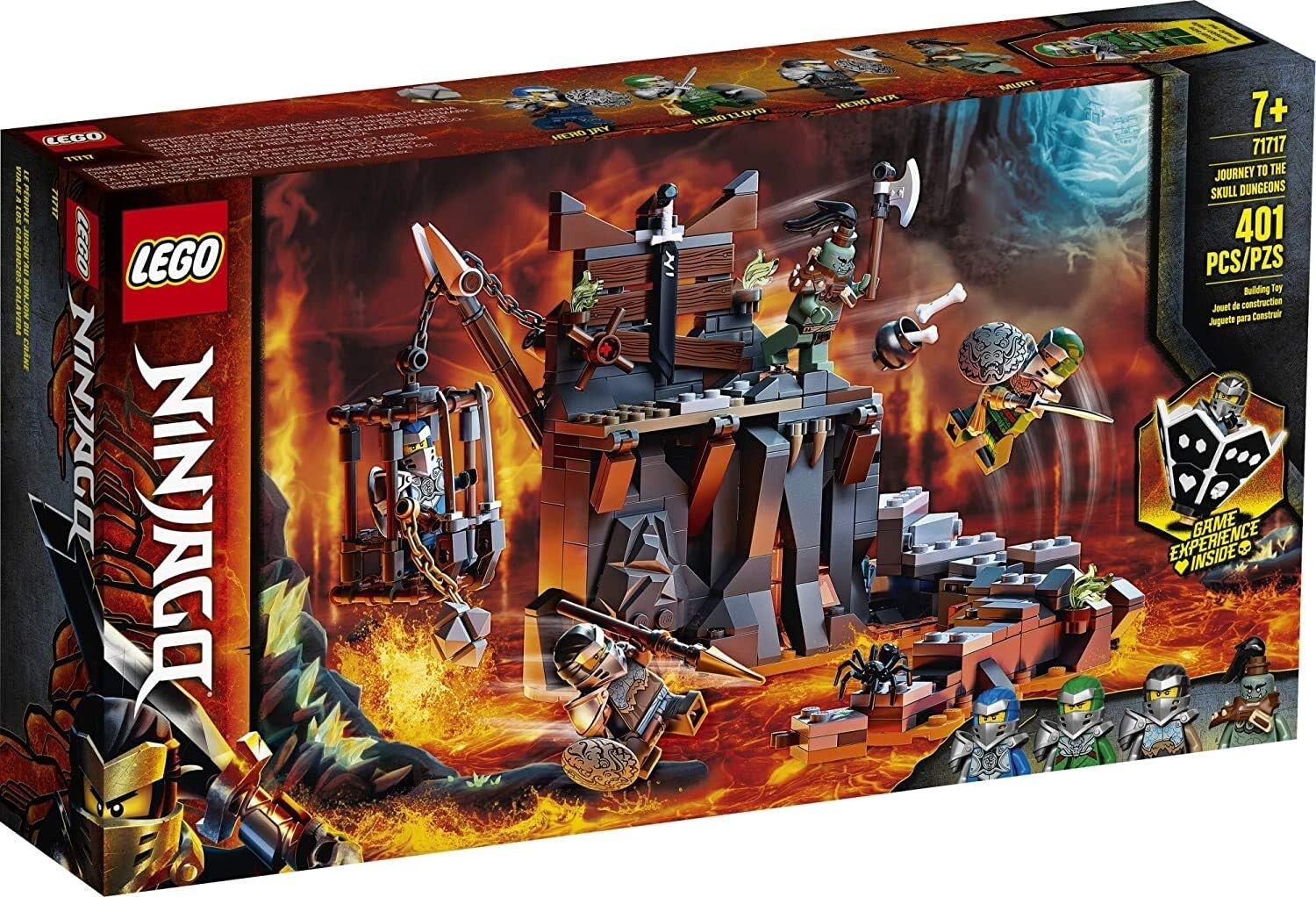 LEGO NINJAGO 71717 Reise zu den Totenkopfverliesen