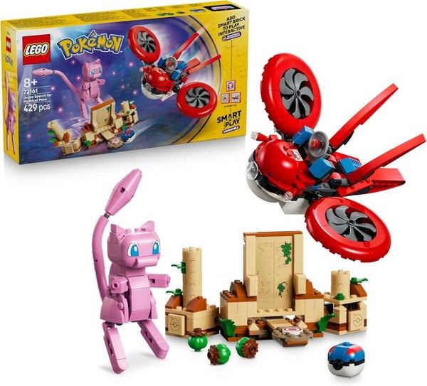 LEGO 72161 Pokémon SMART Play Drohnensuche nach einem Mysteriösen Mew