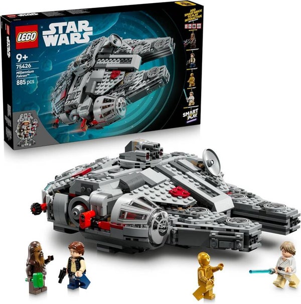 LEGO Star Wars 75426 SMART Play: Millennium Falke Modell