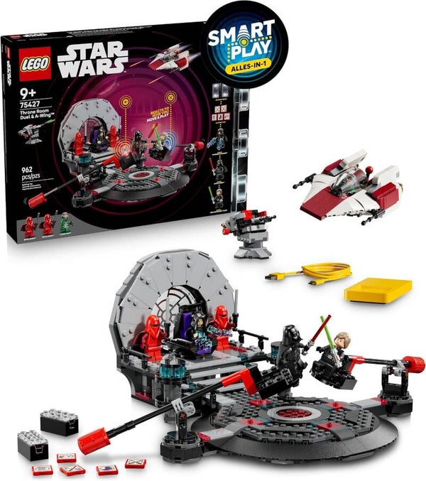 LEGO Star Wars 75427 SMART Play: A-Wing und das Duell im Thronsaal
