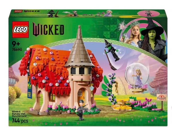 LEGO 75690 WICKED - Glinda und Elphaba im Munchkinland Spielzeug