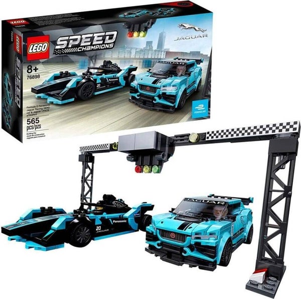 LEGO Speed Champions 76898 Formula E Panasonic Jaguar Racing GEN2 car & Jaguar I-PACE