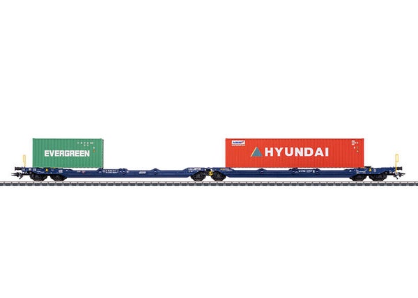 Märklin 47474 H0 Doppel-Taschenwagen Sdggmrss