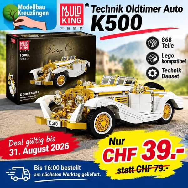 Mould King 10003 Technik Oldtimer Auto K500