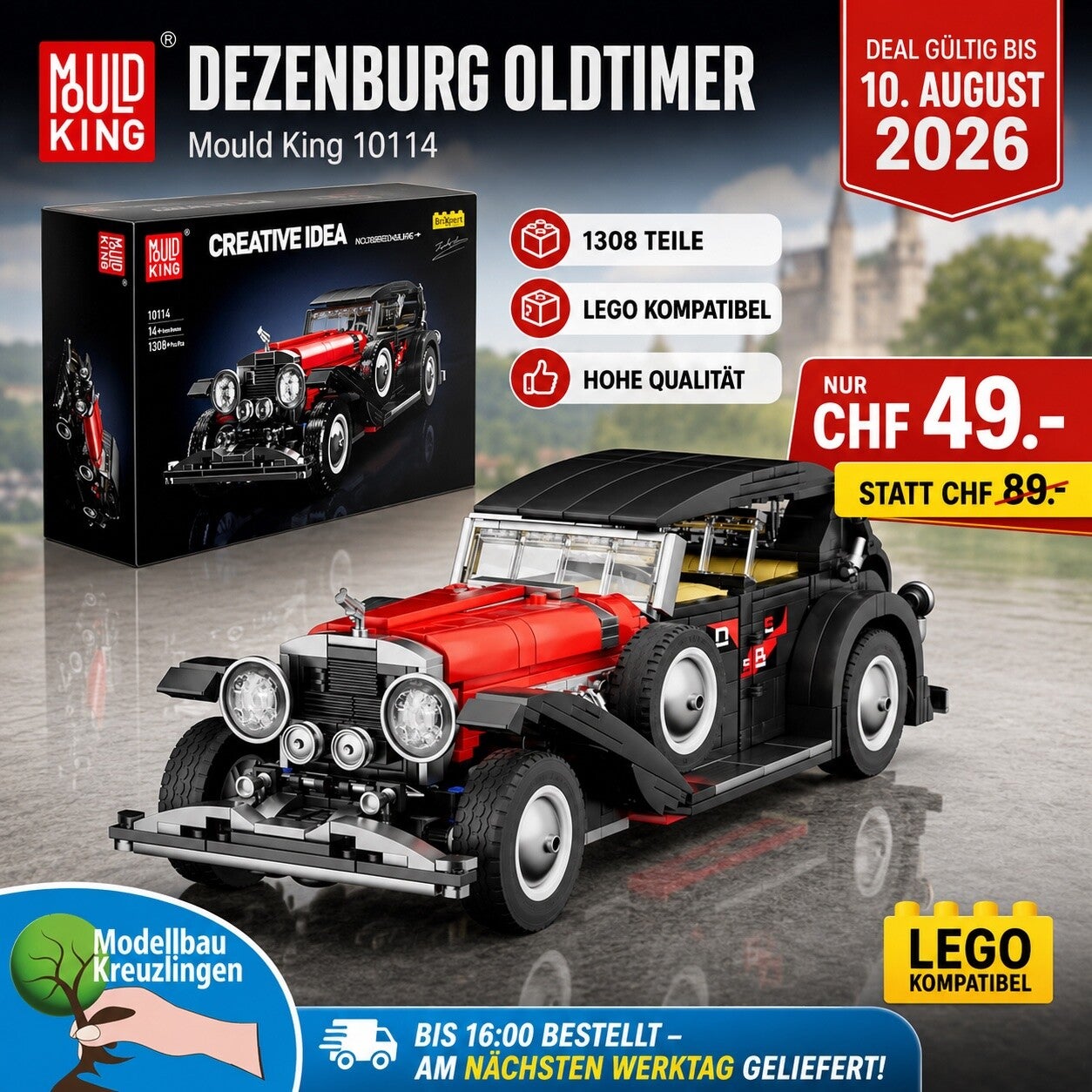Mould King 10114 Dezenburg Oldtimer