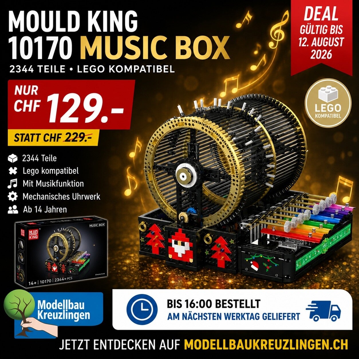 Mould King 10170 Music Box