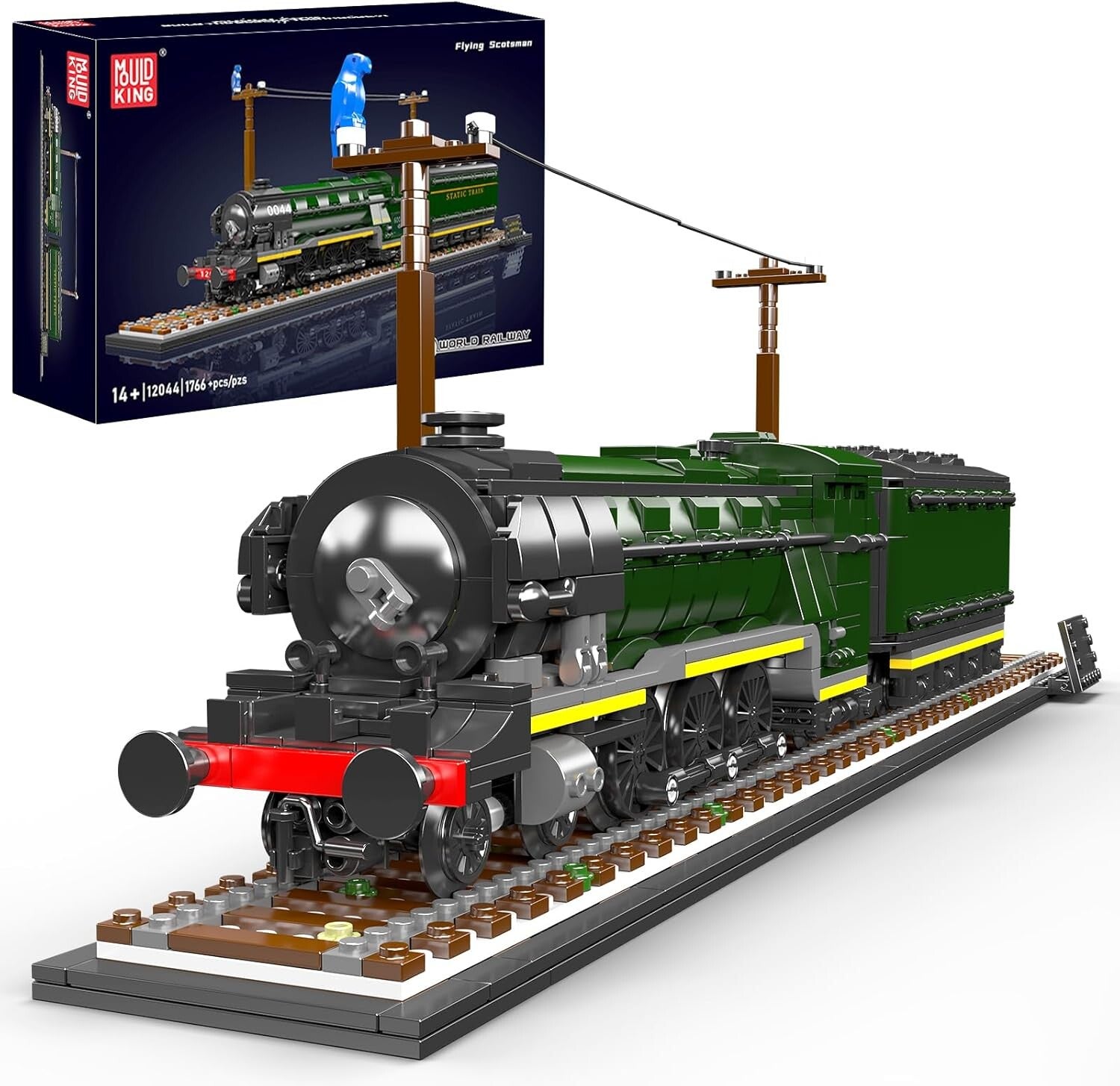 Mould King 12044 Flying Scotsman Lokomotive