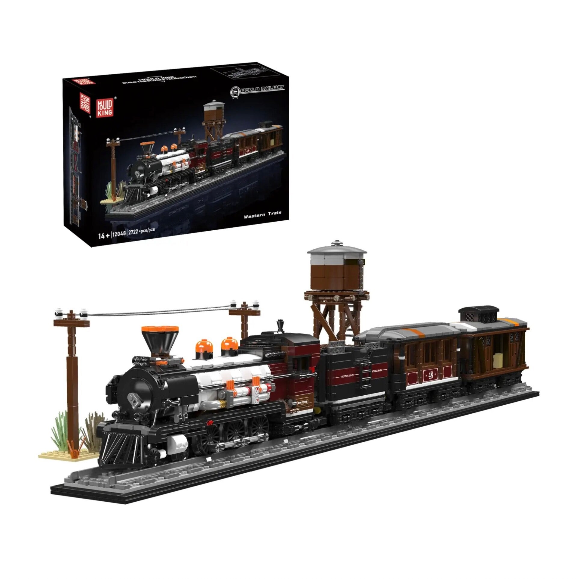 Mould King 12048 Western Train Zug