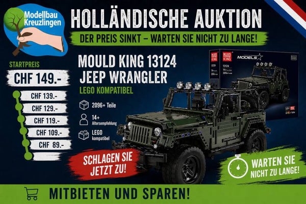 Mould King 13124 Technik Jeep Wrangler