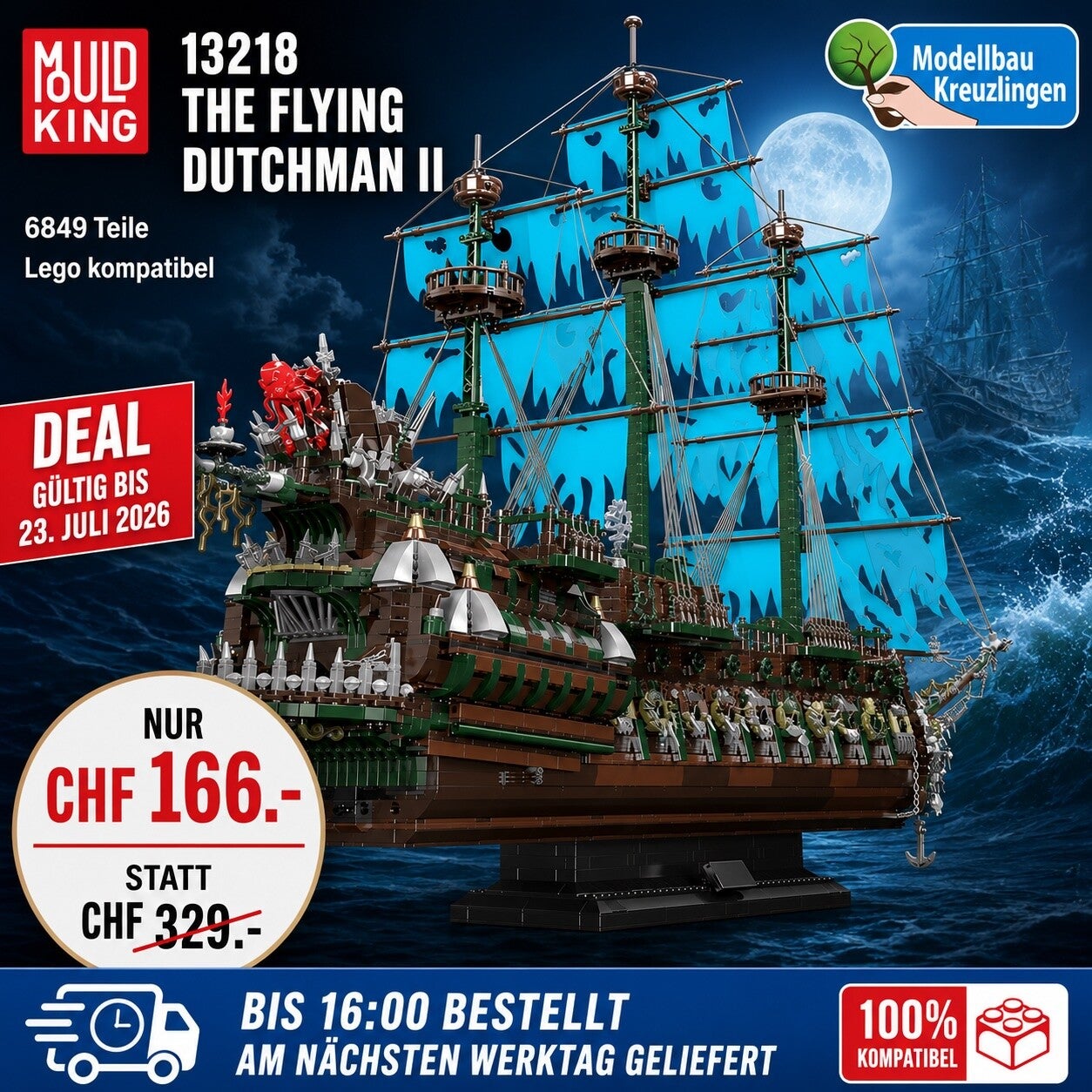 Mould King 13218 The Flying Dutchman II