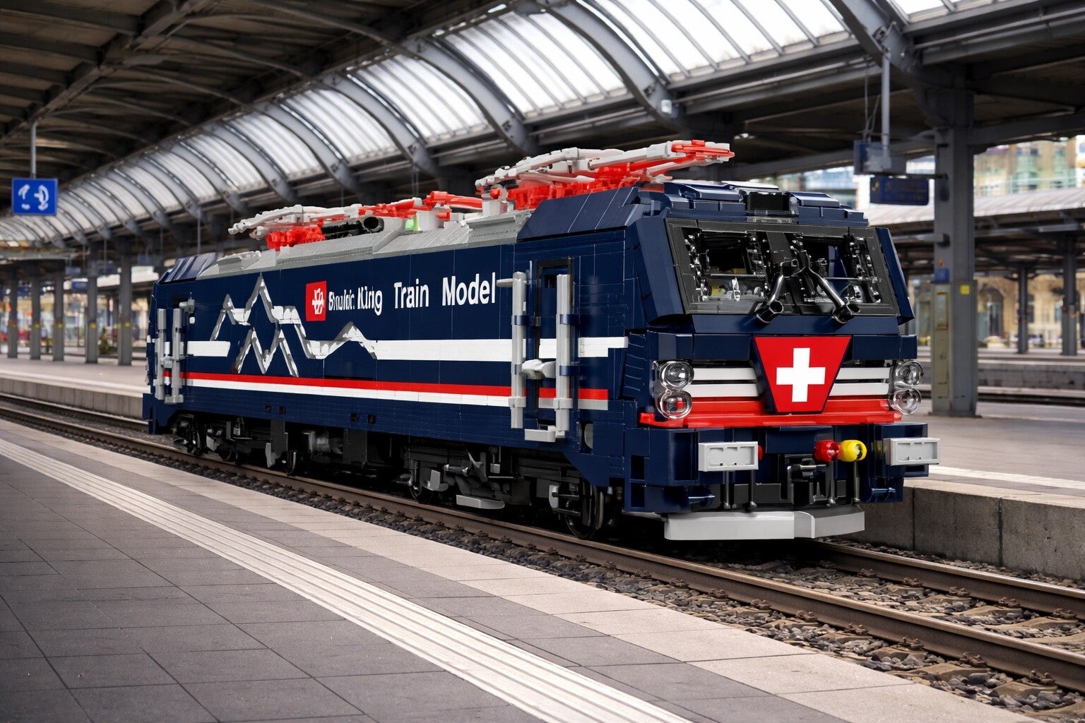 Mould King 12045 Vectron MS SBB Lokomotive