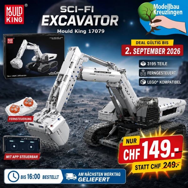 Mould King 17079 Sci-fi Excavator Bagger