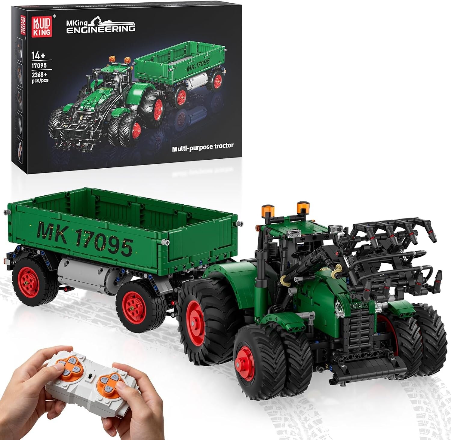 Mould King 17095 Traktor mit Doppelbereifung