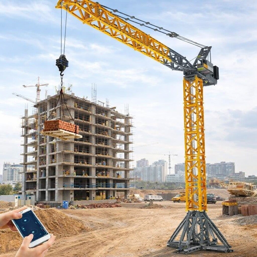 Mould King 17096 Wippausleger-Turmdrehkran