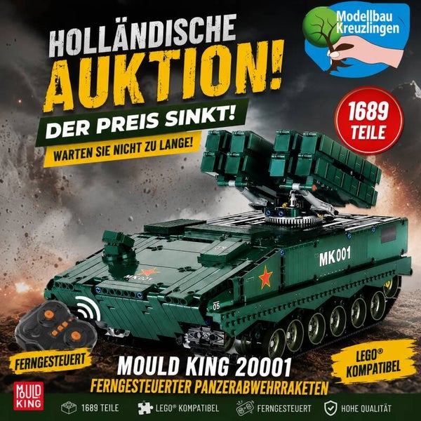 Mould King 20001 Ferngesteuerter Panzerabwehrraketen