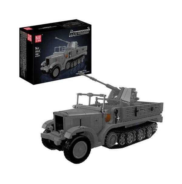 Mould King 20048 German 3.7mm Flak Half-track Vehicle
