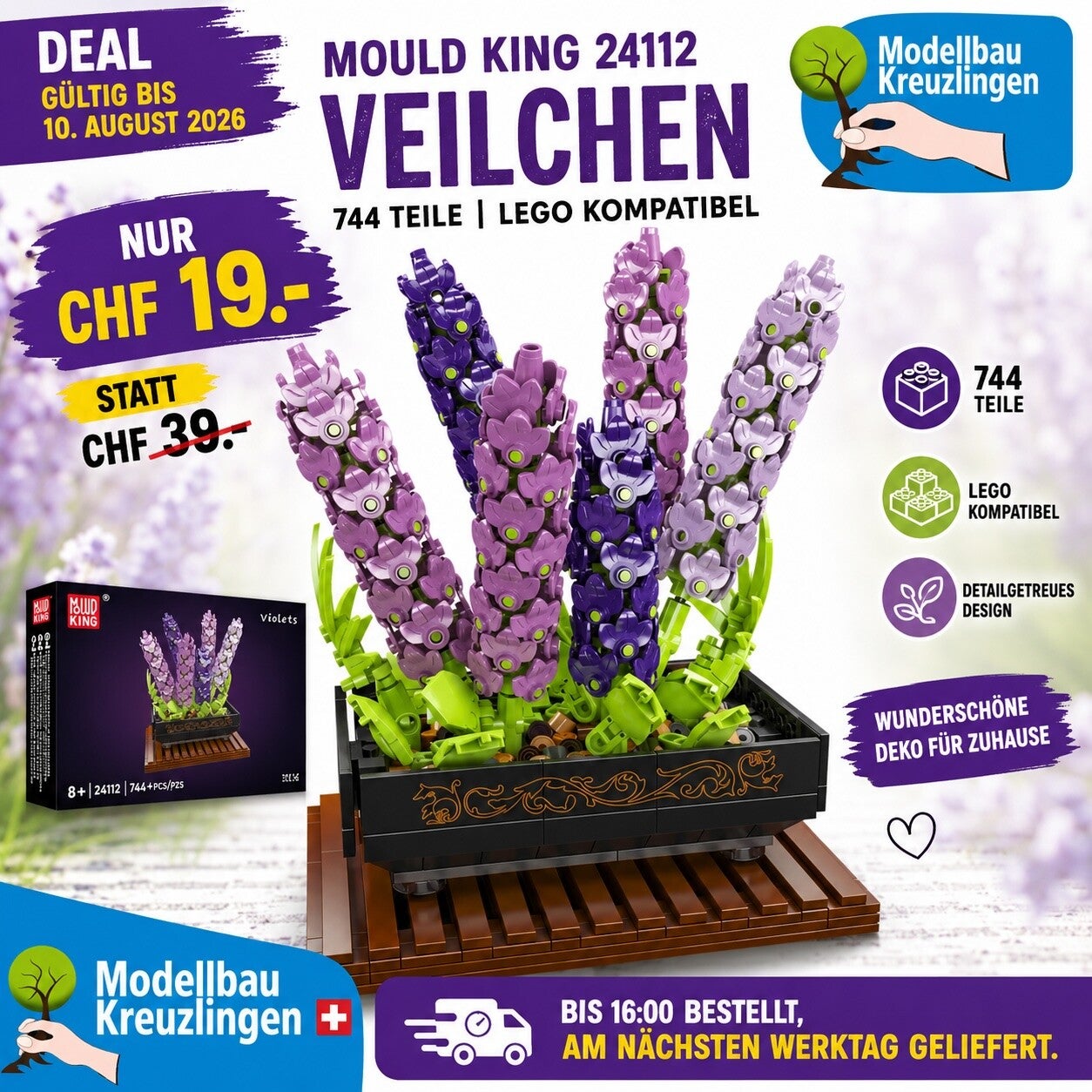 Mould King 24112 Veilchen