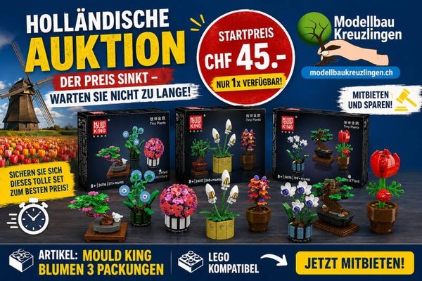 Mould King Blumen 3 Packungen