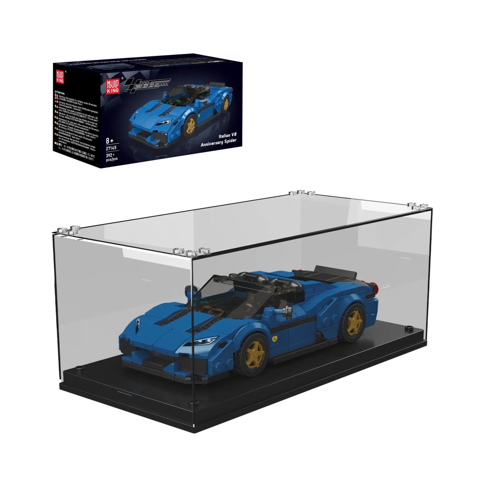 Mould King 27145 Italian V8 + Vitrine