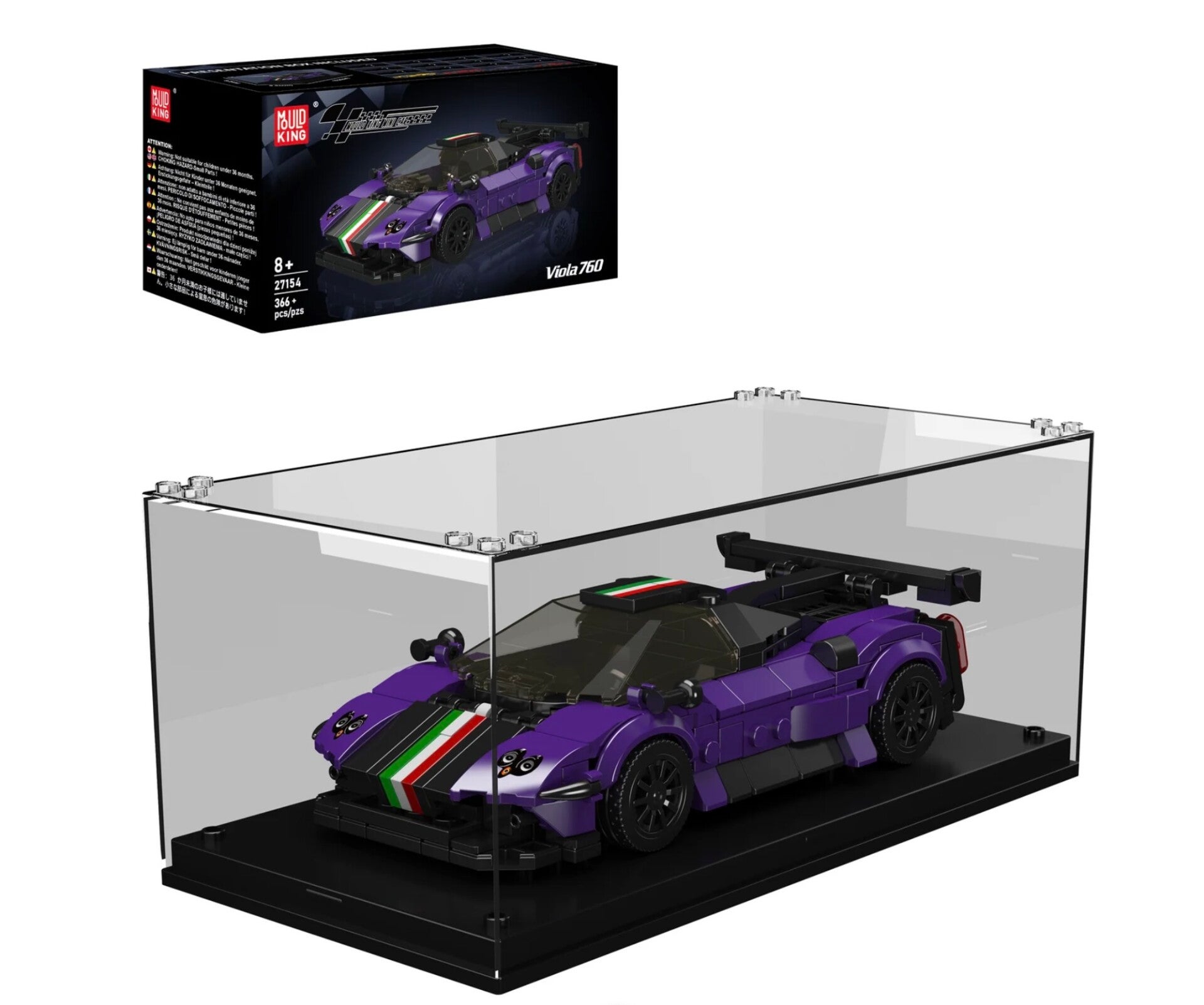 Mould King 27154 Viola760 + Vitrine