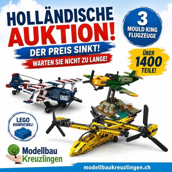 Mould King 3 Flugzeuge