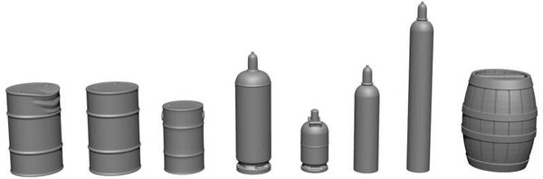 Noch H0 16413 3D-Kit Ladegüter-Set Fässer