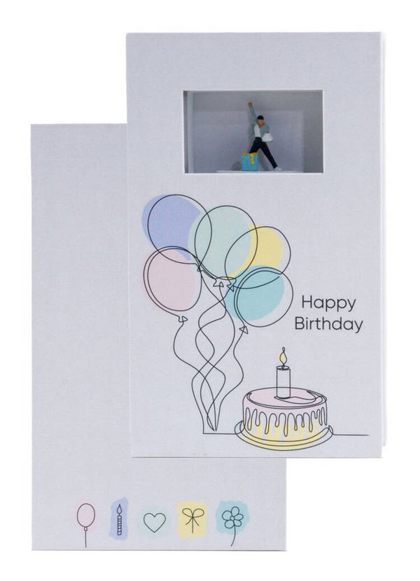NOCH 99507 Geschenkbox Happy Birthday