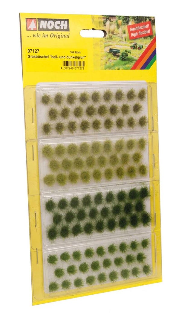 Noch 07127 Grasbüschel hell- und dunkelgrün
