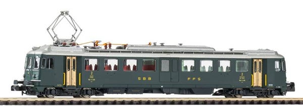 PIKO 94152 SBB Triebwagen RBe 4/4 1406 Prototyp, grün, alte Schrift, Ep IV