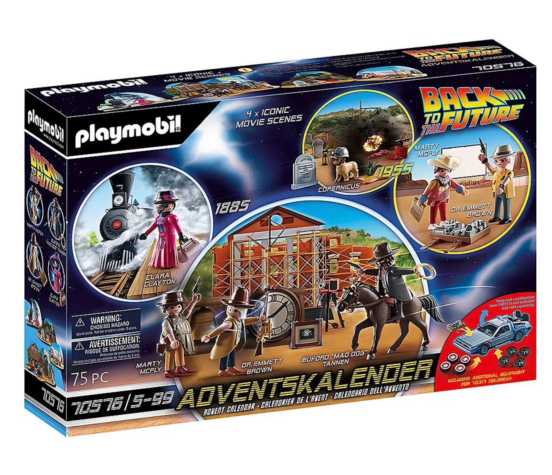PLAYMOBIL 70576 Back to The Future Adventskalender