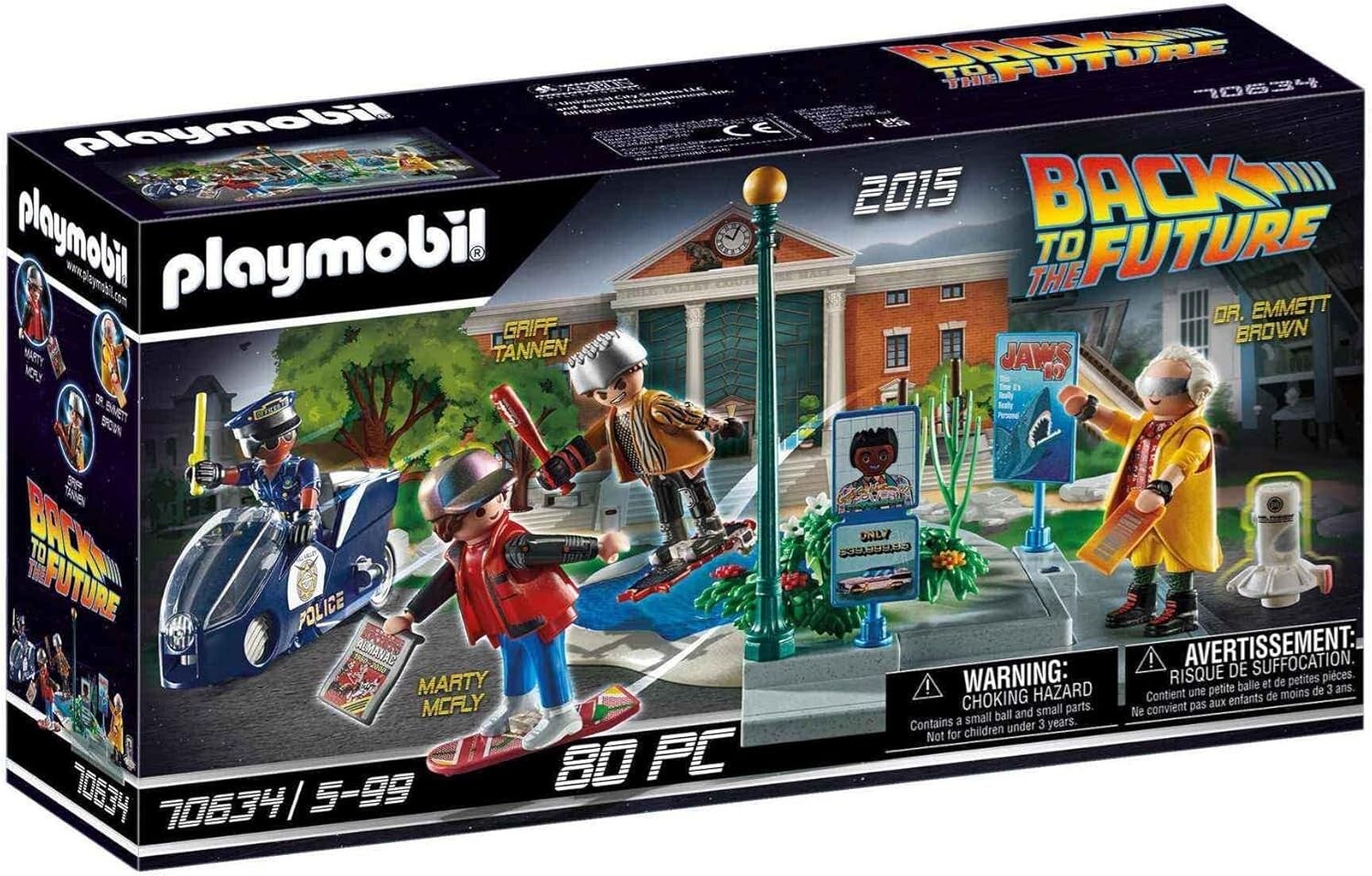 PLAYMOBIL 70634 Back to The Future Part II Verfolgung mit Hoverboard