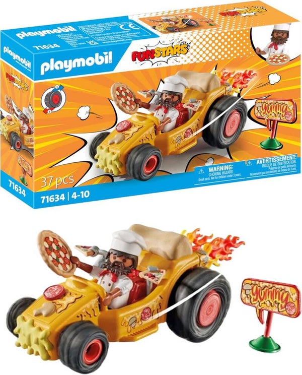 PLAYMOBIL Funstars 71634 Renn-Pizza