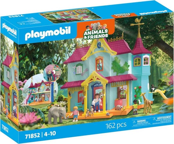 PLAYMOBIL Animals und Friends 71852 Kunterbunte Tier-Villa