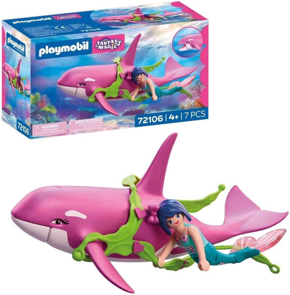 PLAYMOBIL Fantasy & Magic 72106 Orca mit Meerjungfrau