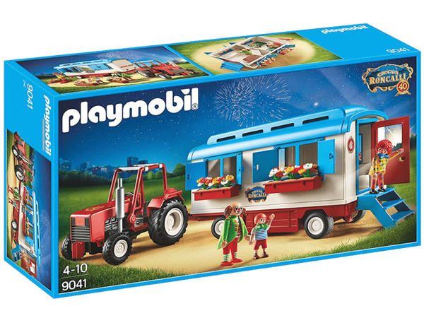 PLAYMOBIL 9041 Roncalli Circus Zirkus Roncalli Traktor mit Wohnwagen